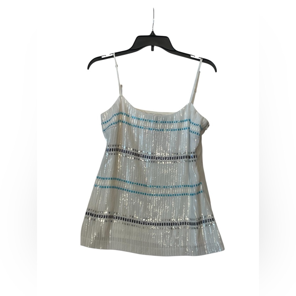 White House black‎ market Sequin Stripe Tank